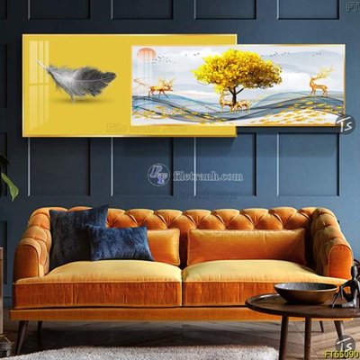 Tải file Tranh treo tường lồng ghép hiện đại FT65090 (gốc) chủ đề tâm linh