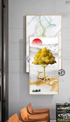 File ảnh Tranh treo tường lồng ghép hiện đại FT65122 (gốc) cho trang trí nội thất