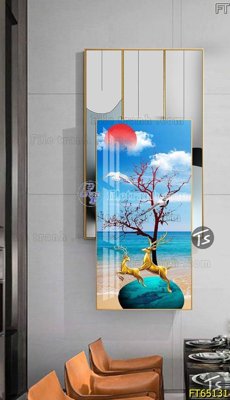 Tải file gốc Tranh treo tường lồng ghép hiện đại FT65131 (bản PSD) còn layer