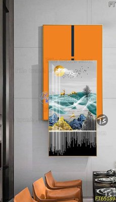 File ảnh Tranh treo tường lồng ghép hiện đại FT65189 (gốc) in quảng cáo ngoài trời