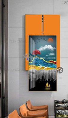 Tải file Tranh treo tường lồng ghép hiện đại FT65201 (gốc) làm tranh trang trí