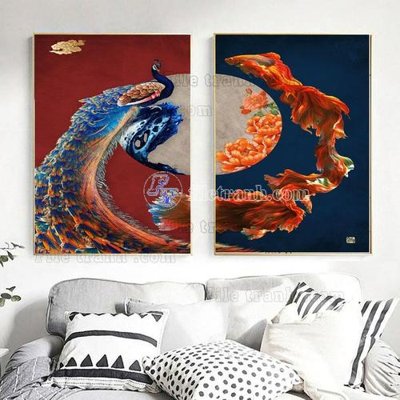 File ảnh File tranh hiện đại pha lê gương FT656 (gốc) in backdrop sự kiện