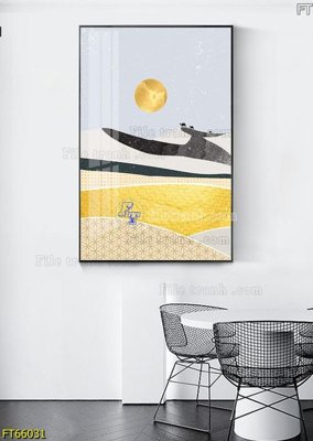 File ảnh Tranh treo pha lê gương FT66031 (gốc) in poster