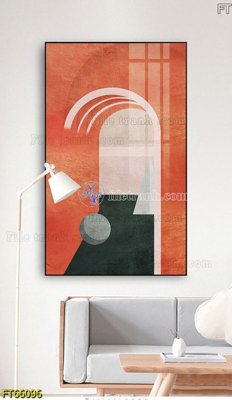 File in trần Tranh treo pha lê gương FT66096 (bản gốc) 5D