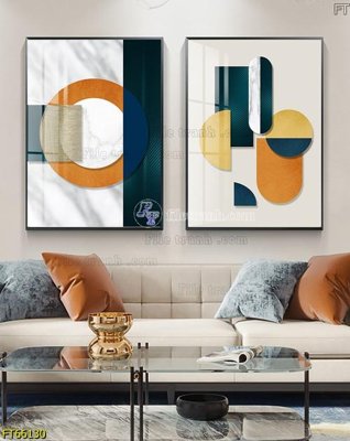 File PSD Tranh treo pha lê gương FT66130 (gốc) cho in quảng cáo