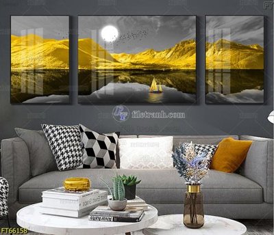 Download file tranh Tranh treo pha lê gương FT66158 (file gốc PSD)