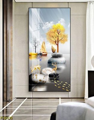 File gốc Tranh treo pha lê gương FT66170 (chuẩn CMYK) cho nhà in