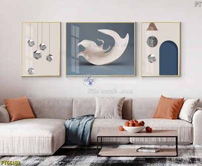 File in ấn Tranh treo pha lê gương FT66182 (bản gốc) cao cấp