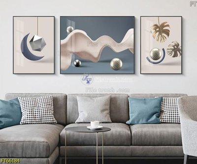 File tranh Tranh treo pha lê gương FT66184 (bản gốc) trang trí văn phòng