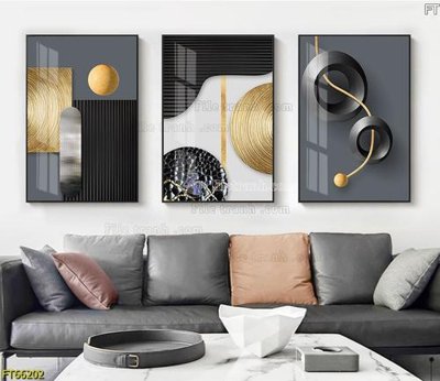 File ảnh Tranh treo pha lê gương FT66202 (gốc) in quảng cáo ngoài trời