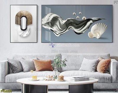 Download file Tranh treo pha lê gương FT66220 (gốc) in mica đèn LED