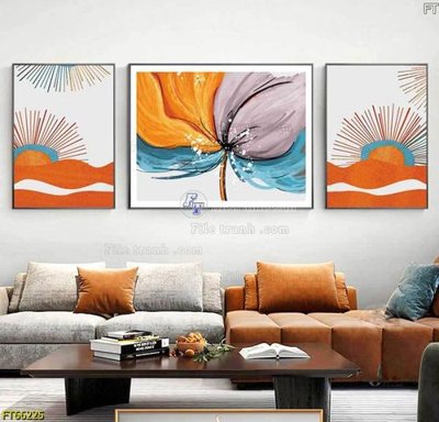 Tải file Tranh treo pha lê gương FT66225 (PSD) cho in tranh 3D