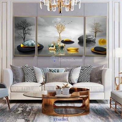 Tệp tin gốc Tranh treo pha lê gương FT66285 (dùng cho in ấn) chuyên nghiệp