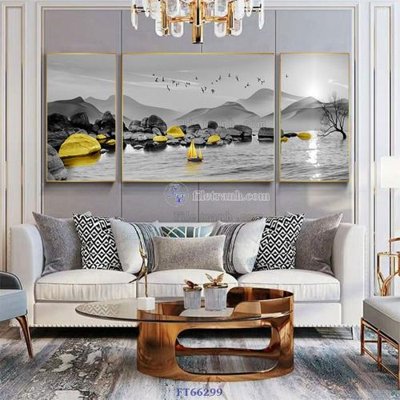 File PSD Tranh treo pha lê gương FT66299 (bản gốc) đã tách nền