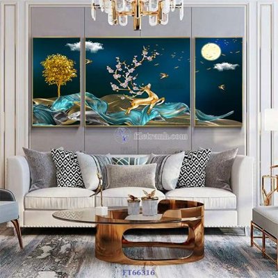 File gốc Tranh treo pha lê gương FT66316 (in lụa) trang trí tường