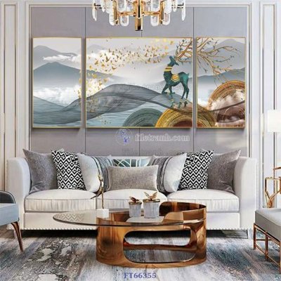 Tải về hình ảnh gốc Tranh treo pha lê gương FT66355 sắc nét