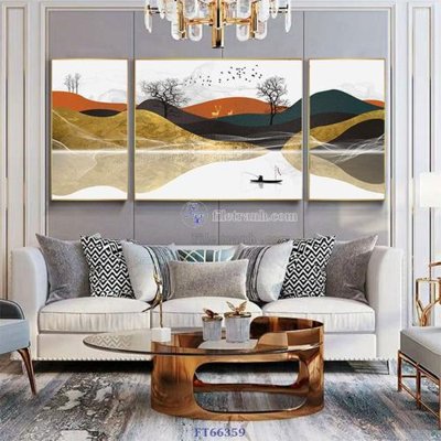 File tranh Tranh treo pha lê gương FT66359 (gốc) in trên kính