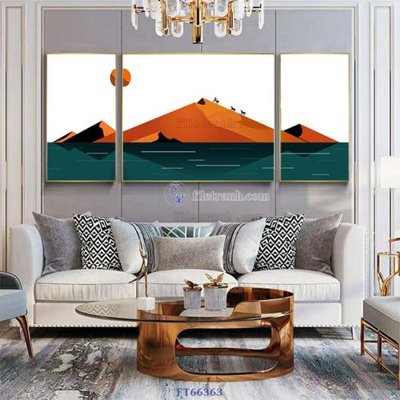 File in mica Tranh treo pha lê gương FT66363 (bản gốc) siêu trong