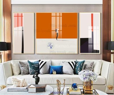 File tranh Tranh treo pha lê gương FT66383 (gốc) phong cách tối giản