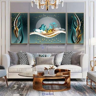 File gốc Tranh treo pha lê gương FT66420 (AI/EPS) cho in ấn