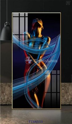 File gốc Tranh treo pha lê gương FT66551 (trang trí) cho phòng khách