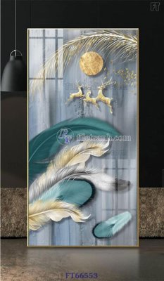 Download file gốc Tranh treo pha lê gương FT66553 (in mica) 3D