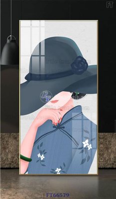 File ảnh Tranh treo pha lê gương FT66579 (gốc) cho trang trí nội thất