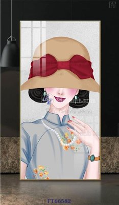 File gốc Tranh treo pha lê gương FT66582 (dành cho quảng cáo)