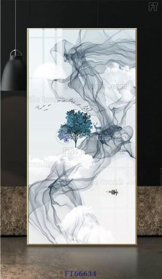 File tranh Tranh treo pha lê gương FT66634 (gốc) in trên kính