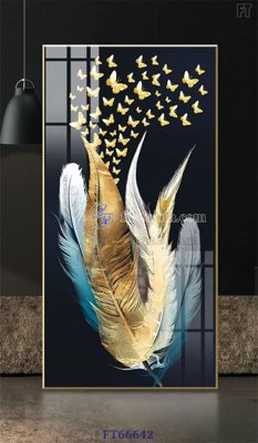 File tranh Tranh treo pha lê gương FT66642 (bản gốc) in canvas