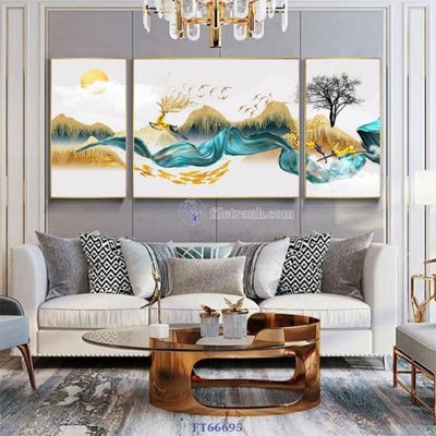 File tranh gốc Tranh treo pha lê gương FT66695 (bản đẹp) độc quyền