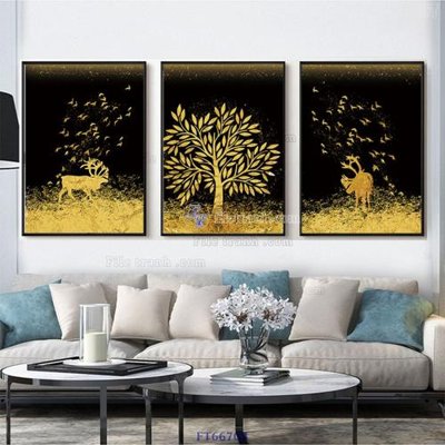 Download file tranh PSD Tranh treo pha lê gương FT66708 để chỉnh sửa