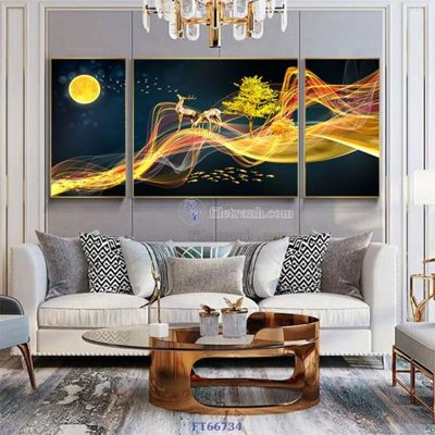 File gốc Tranh treo pha lê gương FT66734 (ảnh chi tiết) để in lụa