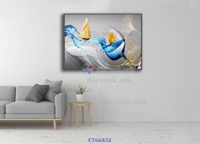 File tranh Tranh treo pha lê gương FT66832 (ảnh gốc) sắc nét hoàn hảo