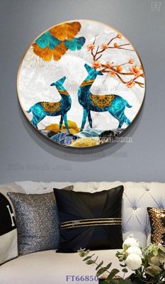 Tải file Tranh treo pha lê gương FT66850 (PSD) cho in tranh 3D