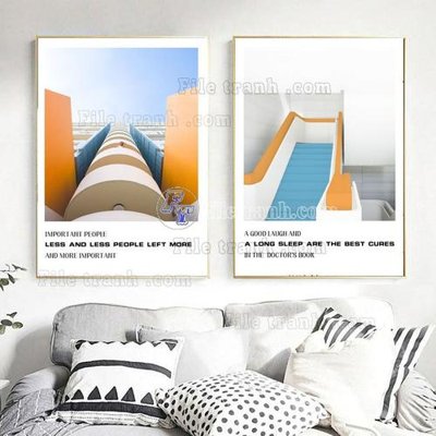 File tranh PSD File tranh hiện đại pha lê gương FT671 chất lượng cao