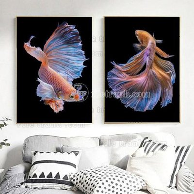 File in trần File tranh hiện đại pha lê gương FT675 (file gốc) xuyên sáng