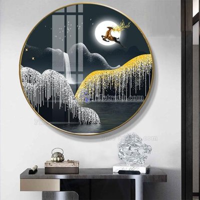 Hình ảnh file gốc File tranh hiện đại pha lê gương FT691 cho in UV