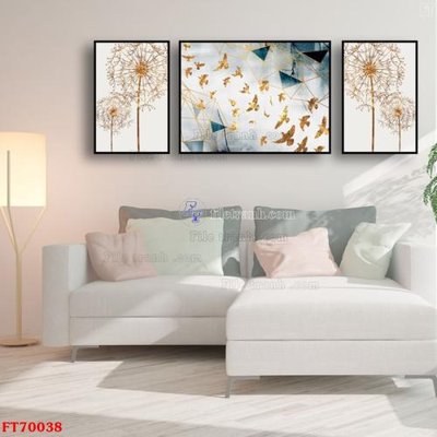 File in mica Tranh treo hiện đại pha lê gương FT70038 (ảnh gốc) đẹp