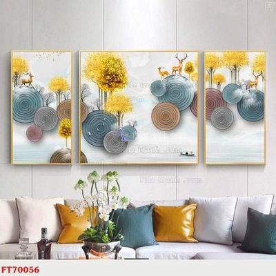 File tranh Tranh treo hiện đại pha lê gương FT70056 (file gốc) chuẩn màu in