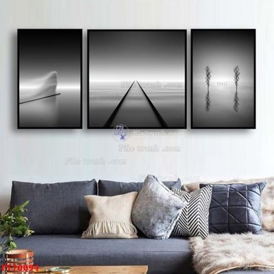 File gốc in mica Tranh treo hiện đại pha lê gương FT70094 chất lượng