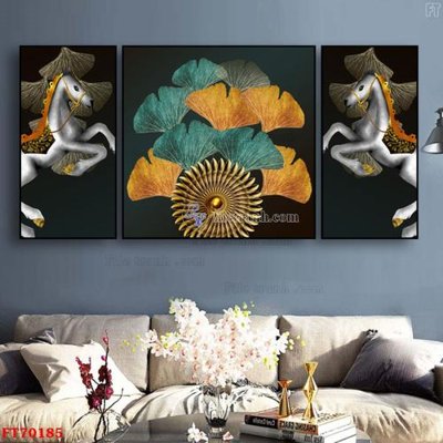 Tải về hình ảnh gốc Tranh treo hiện đại pha lê gương FT70185 sắc nét