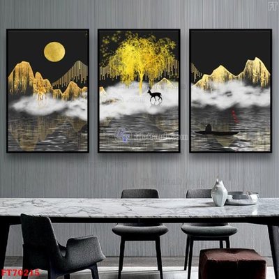 Tải file Tranh treo hiện đại pha lê gương FT70215 (ảnh gốc) in tráng gương