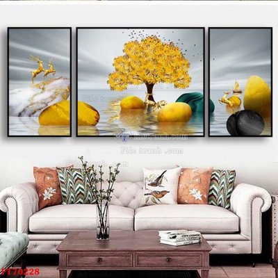 Tải file Tranh treo hiện đại pha lê gương FT70228 (gốc) làm tranh trang trí