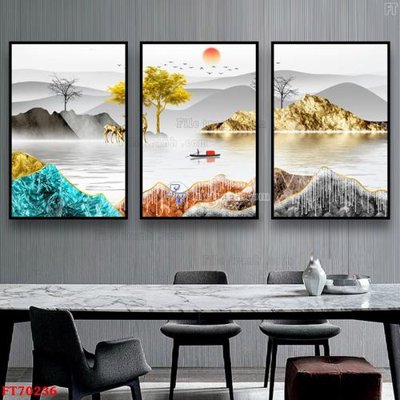 Tải về file tranh gốc Tranh treo hiện đại pha lê gương FT70236 (để in quảng cáo)