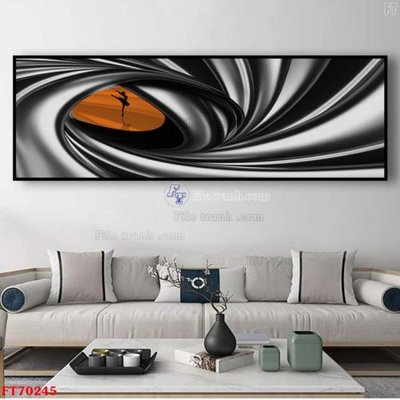 File PSD Tranh treo hiện đại pha lê gương FT70245 (gốc) nhiều lớp (multi-layer)