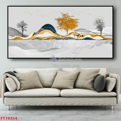 Tải file Tranh treo hiện đại pha lê gương FT70314 (gốc) in nhanh