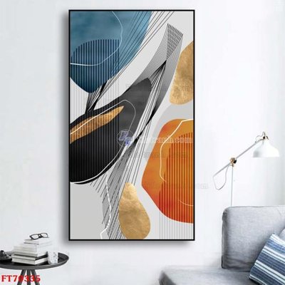 File tranh Tranh treo hiện đại pha lê gương FT70335 (gốc) chủ đề con người