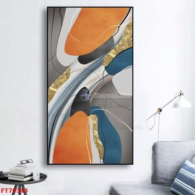 File gốc Tranh treo hiện đại pha lê gương FT70343 (cho in UV) siêu nét