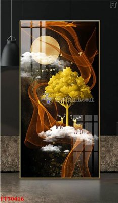 Tải file Tranh treo hiện đại pha lê gương FT70416 (gốc) in nhanh